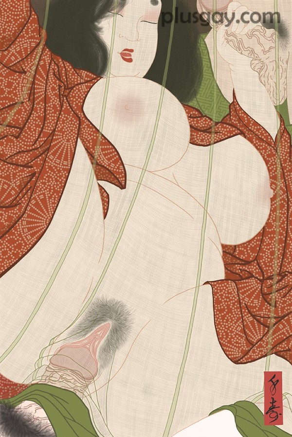 shunga erotic erotic art matti sandberg senju japanese porn pornography 043